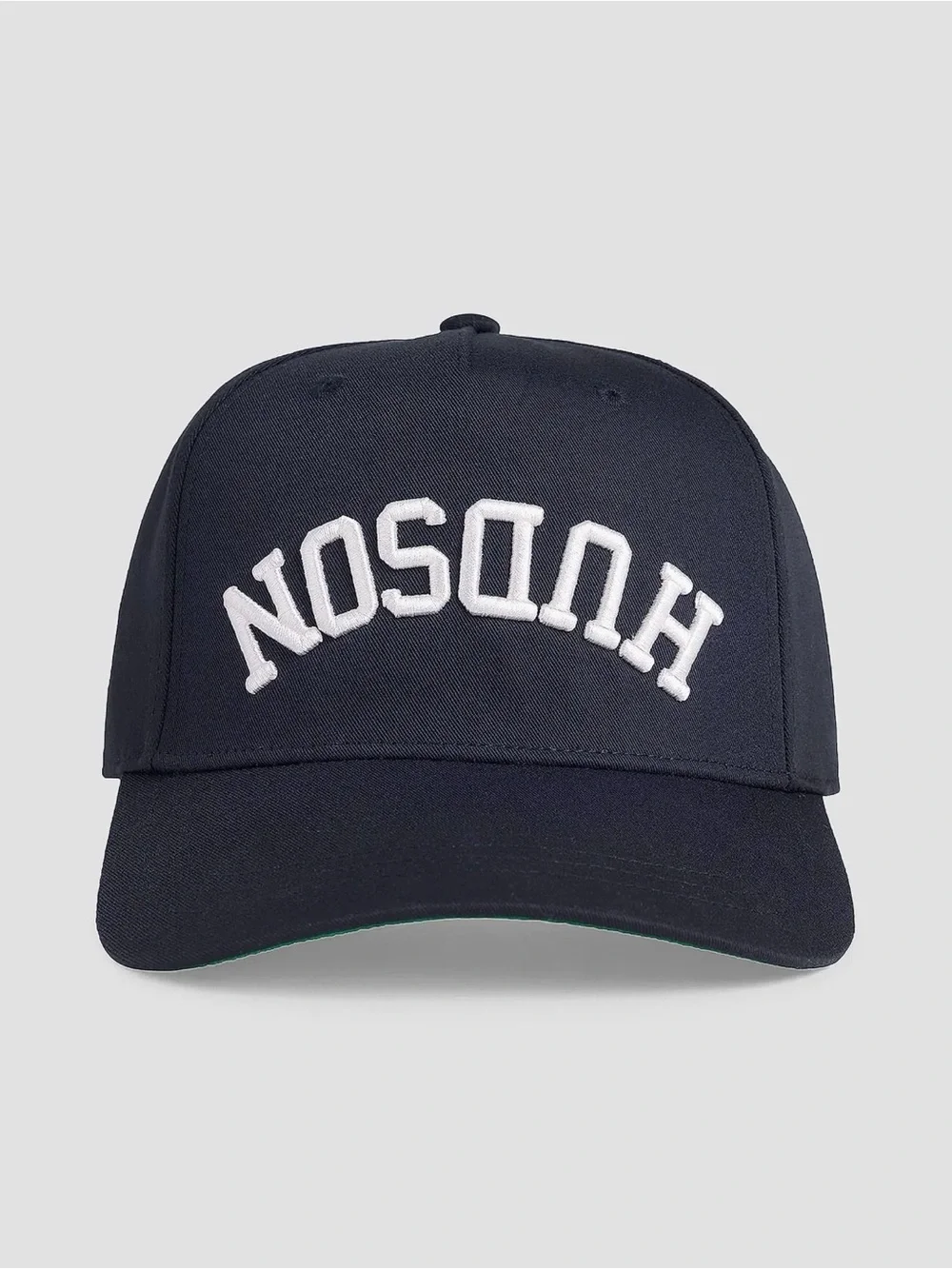 Hudson Jeans Embroidered Reverse Logo Baseball Cap